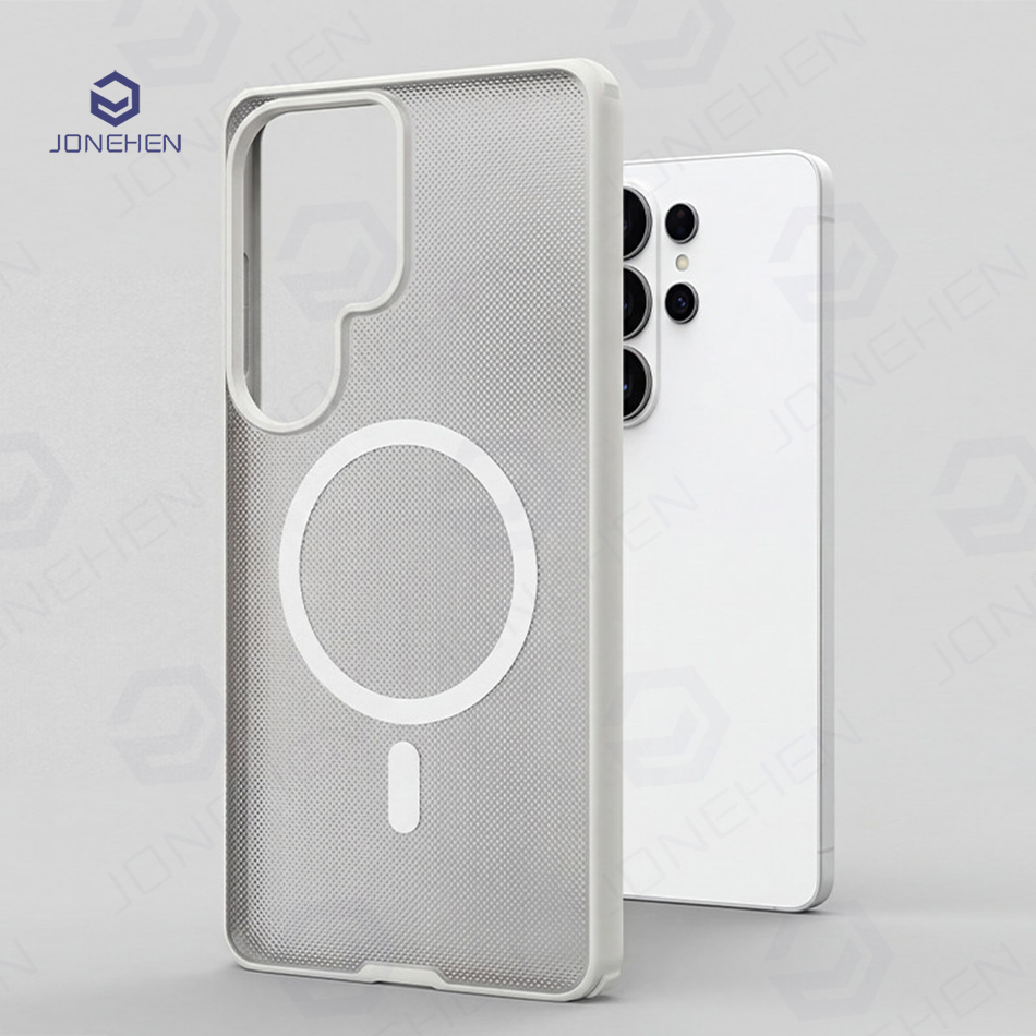 Matte Frosted Case - Casing Matte Magnetik Transparan untuk Samsung