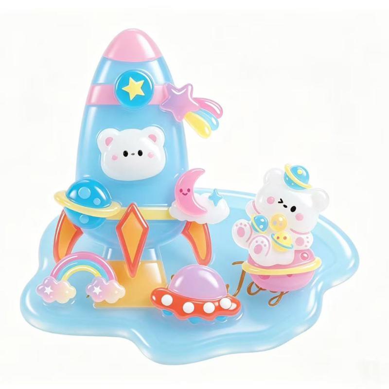Phone Cases Kids - Stiker Hewan Kristal 3D yang Dapat