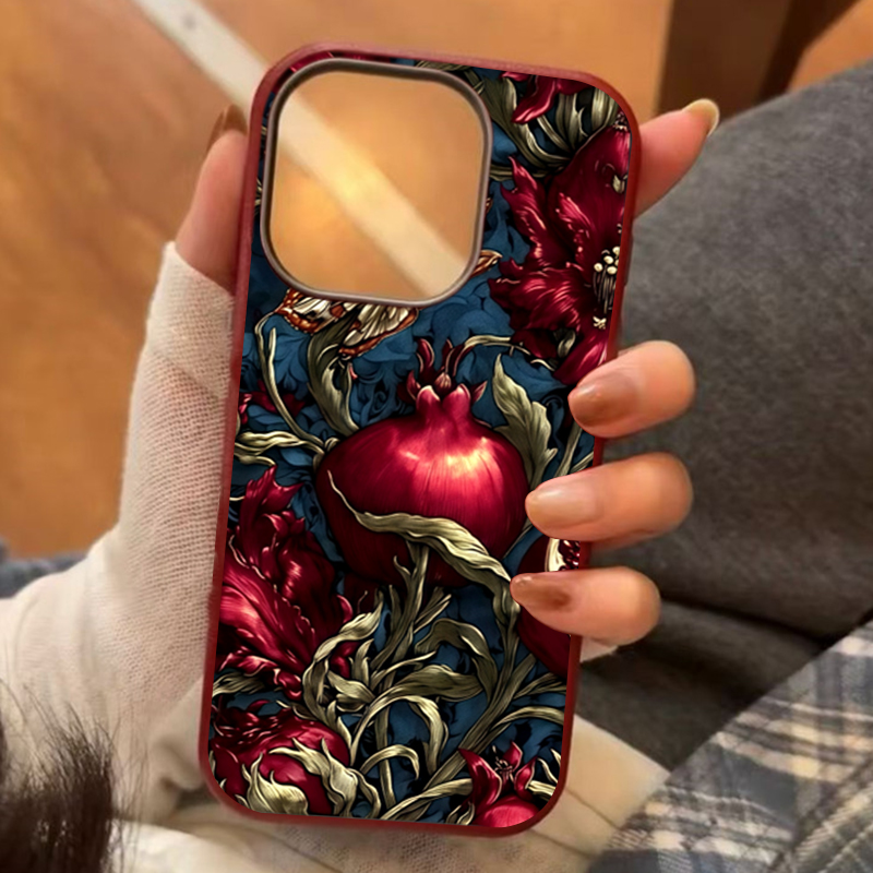 Phone Cases Drawing - Casing HP Seni TPU Delima Vintage