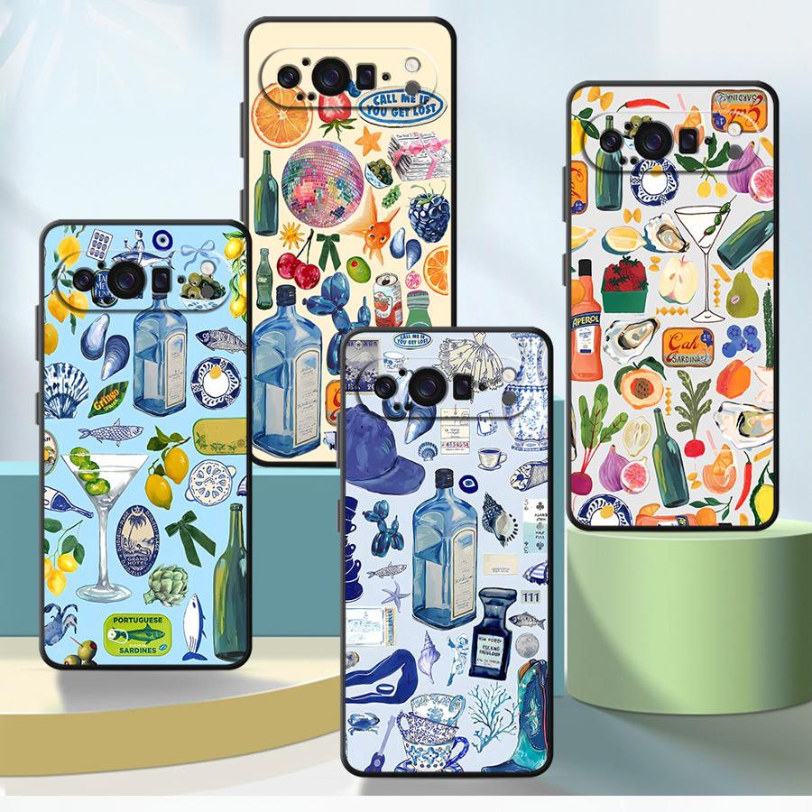 Phone Cases Google Pixel 10 - Casing Penutup Ponsel Funda Pemandangan Tepi