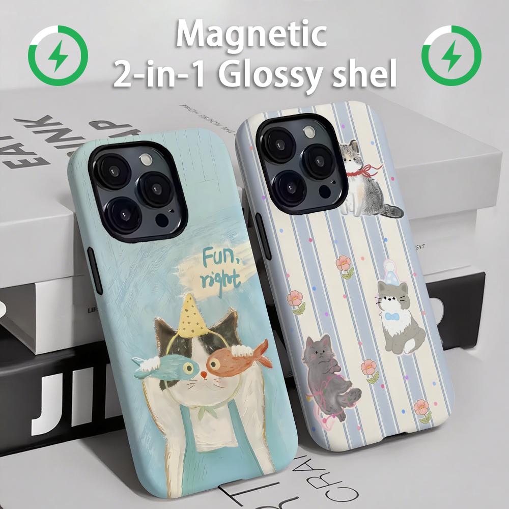Phone Cases Iphone 12 - Casing Ponsel Kucing dan Anjing Lucu