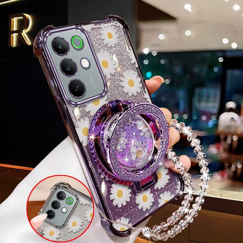 Phone Cases India - 3 Buah (Casing Ponsel Bunga Putih