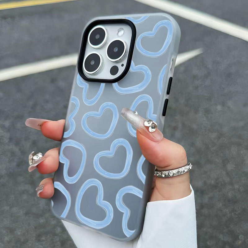 Phone Cases Drawing - Casing Ponsel Motif Hati Cinta Lukisan