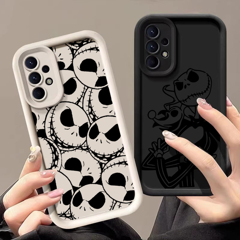 Phone Cases For Samsung A14 - Casing Seni Jack Sally Skellington untuk