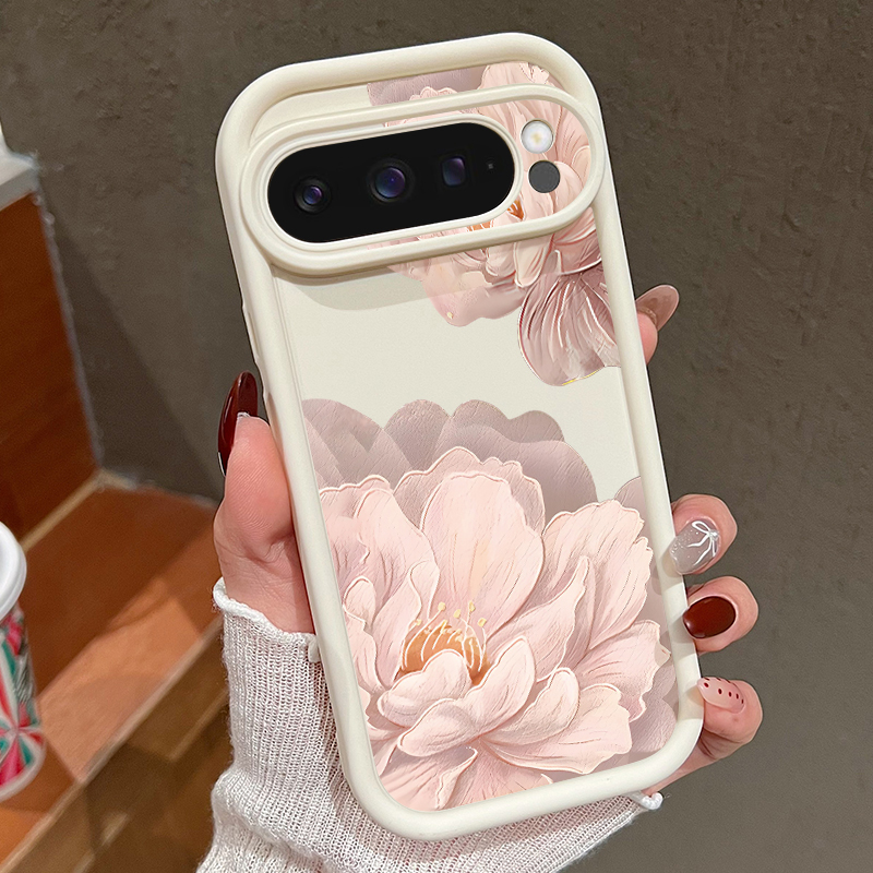 Phone Cases Google Pixel 10 - Casing Ponsel TPU Lembut Bermotif Bunga