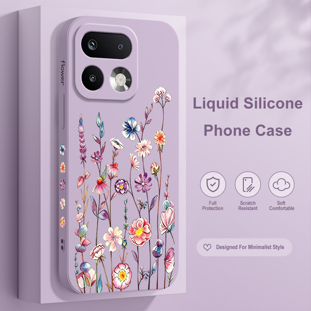 Phone Cases Realme - Casing Ponsel Field Bouquet Untuk Oppo