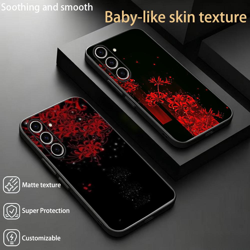 Phone Cases Drawing - Casing Ponsel Desain Seni Jepang Bunga