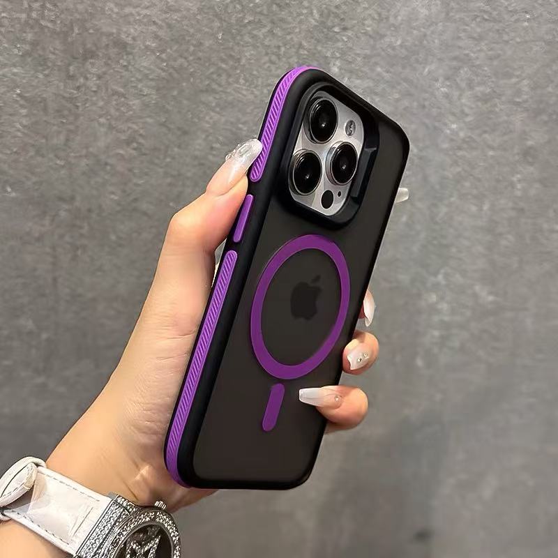 Matte Frosted Case - Casing Ponsel Magnetik Matte Dua Warna