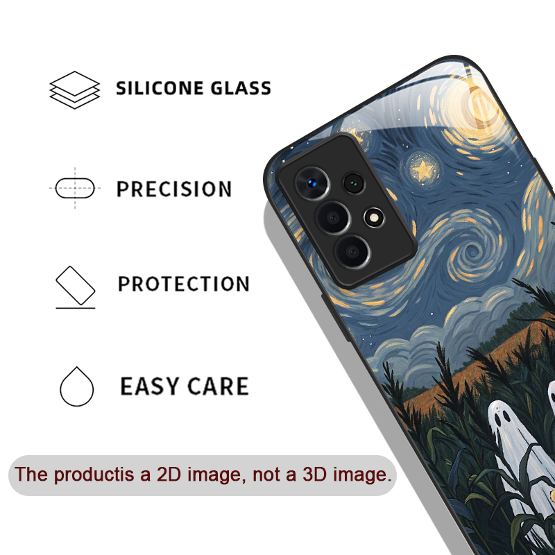Casing Ponsel Kaca Tempered Po - Phone Cases Drawing ulasan dan harga