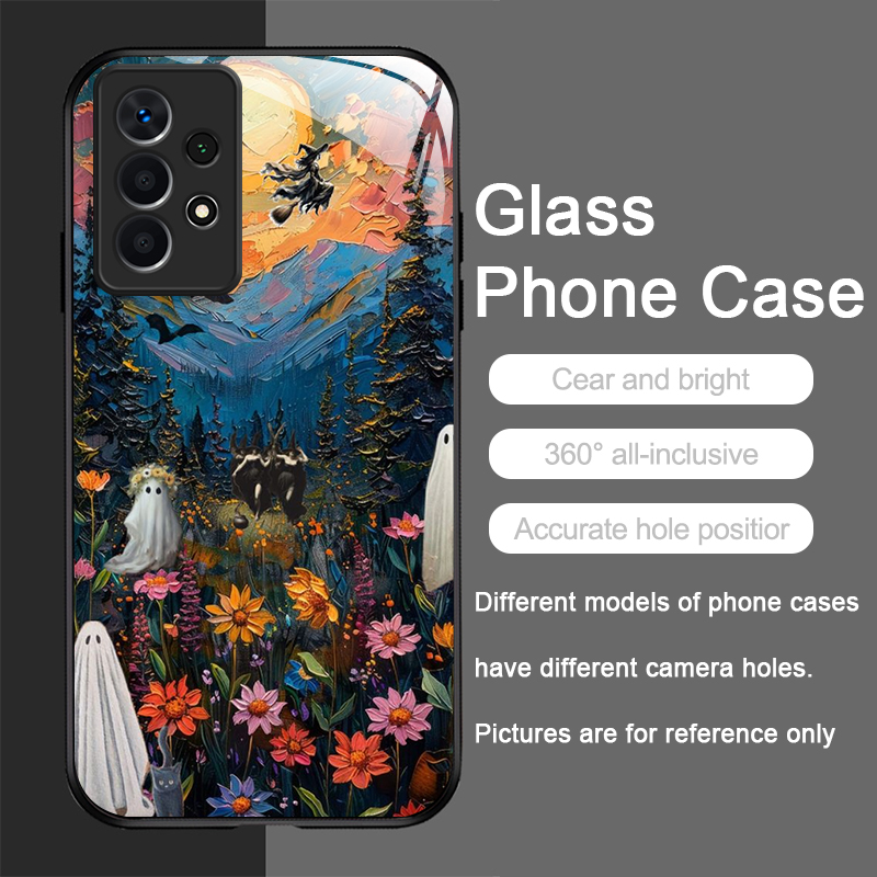 Casing Ponsel Kaca Tempered Po - Phone Cases Drawing ulasan dan harga
