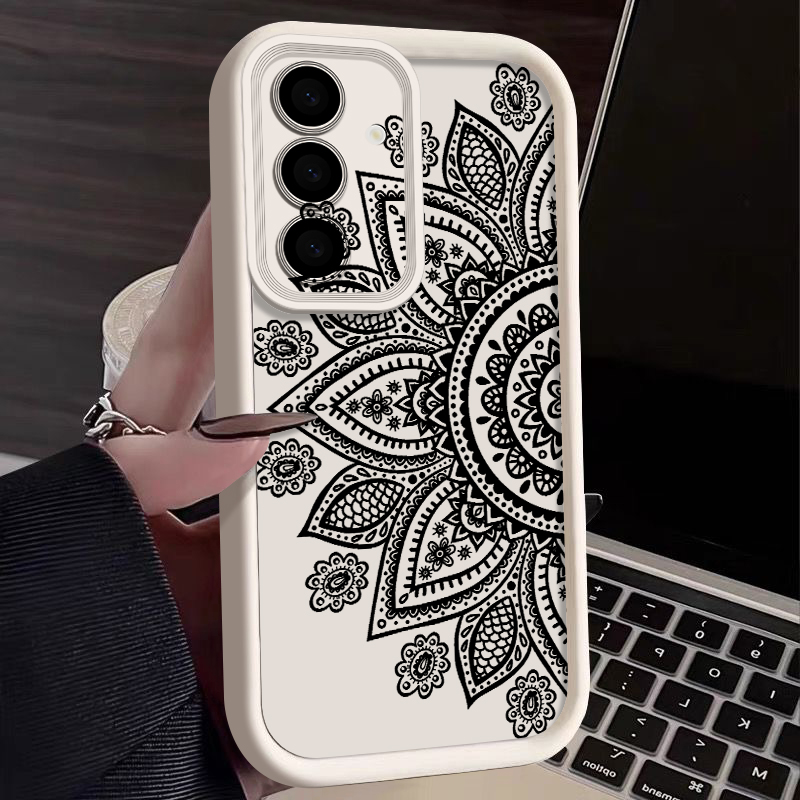 Casing Pola Totem Bunga Retro  - Phone Cases For Samsung A14 ulasan dan harga