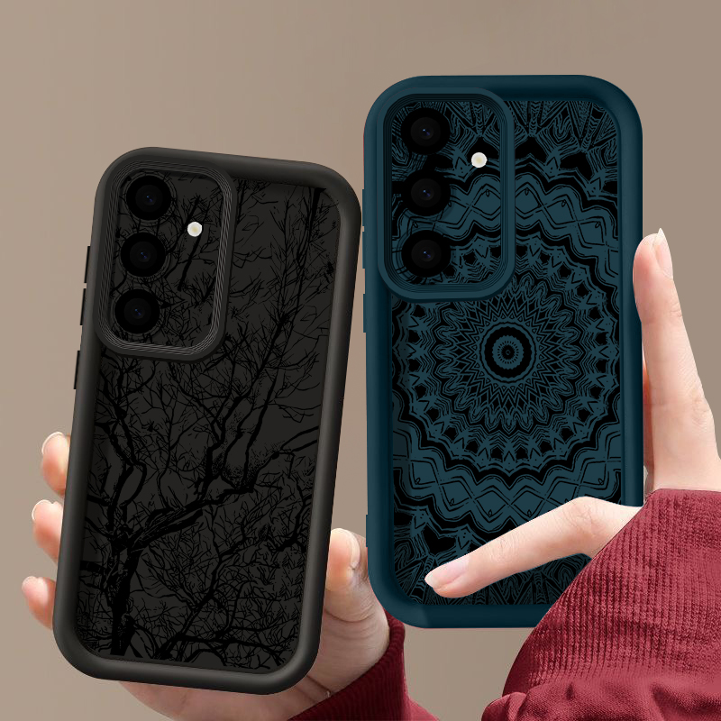 Casing Pola Totem Bunga Retro  - Phone Cases For Samsung A14 ulasan dan harga