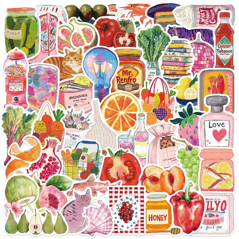 50 Buah/Set Stiker Jurnal Buku - Phone Cases Kids ulasan dan harga