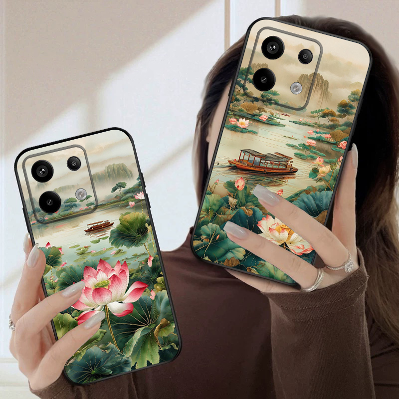 Kapal dan Teratai Merah untuk  - Phone Cases India ulasan dan harga