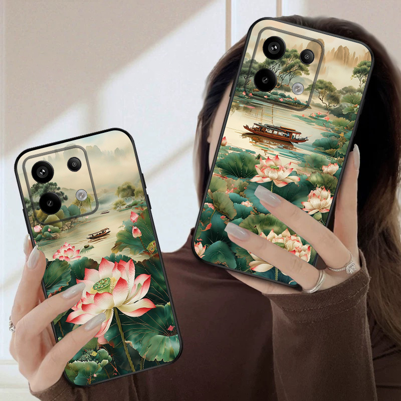 Kapal dan Teratai Merah untuk  - Phone Cases India ulasan dan harga