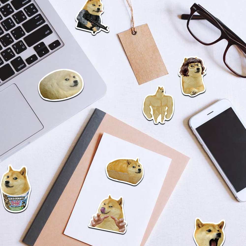 50 Buah Stiker MEME Doge Lucu  - Phone Cases Kids ulasan dan harga