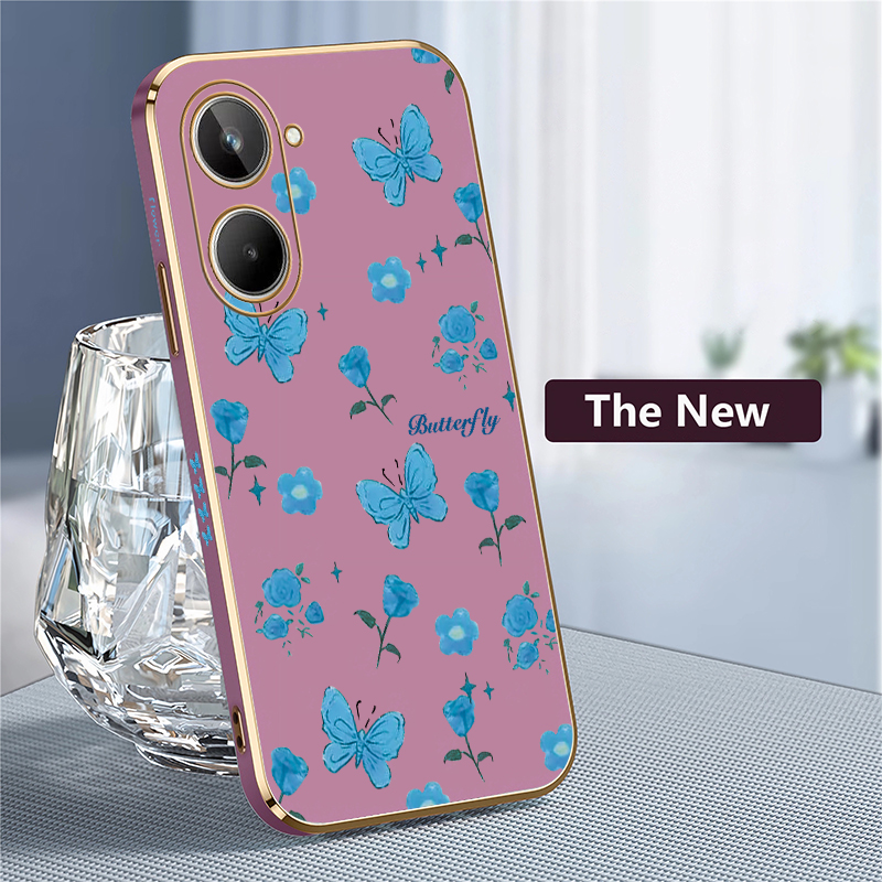 Casing Ponsel Motif Kupu-kupu  - Phone Cases Realme ulasan dan harga