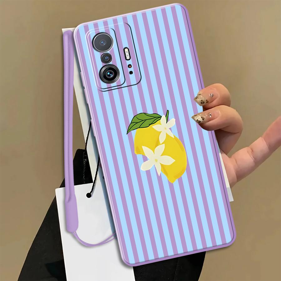 Casing Pola Garis Lemon Keren  - Phone Cases Cool ulasan dan harga