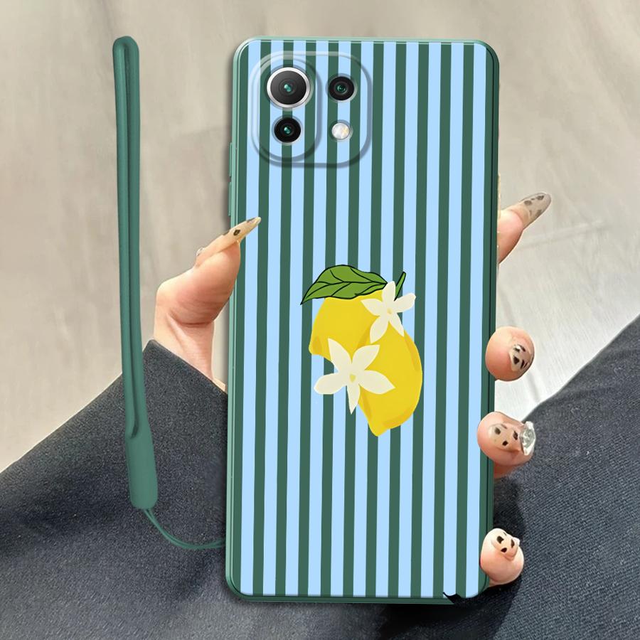 Casing Pola Garis Lemon Keren  - Phone Cases Cool ulasan dan harga