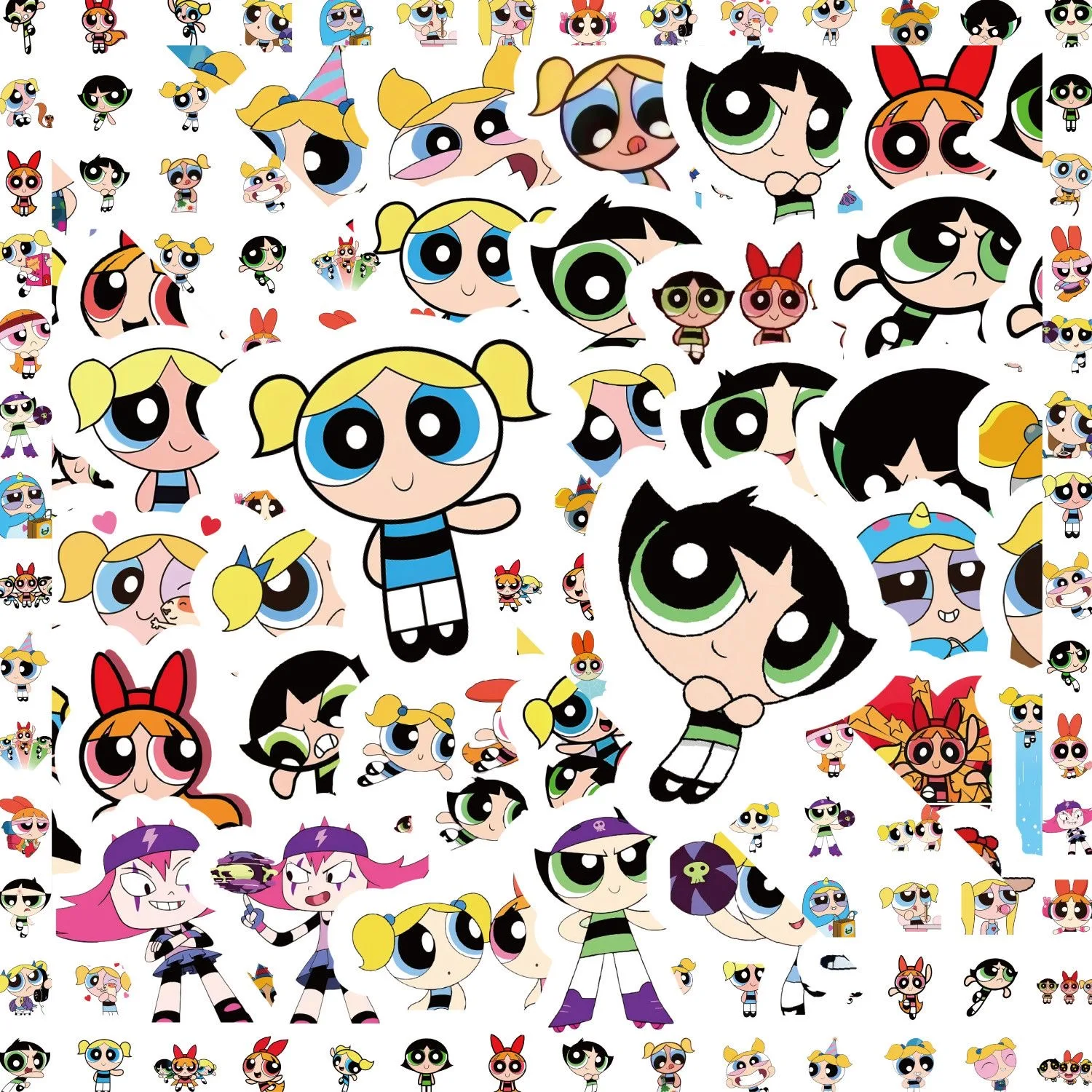 100 Buah Stiker Powerpuff Girl - Phone Cases Kids ulasan dan harga