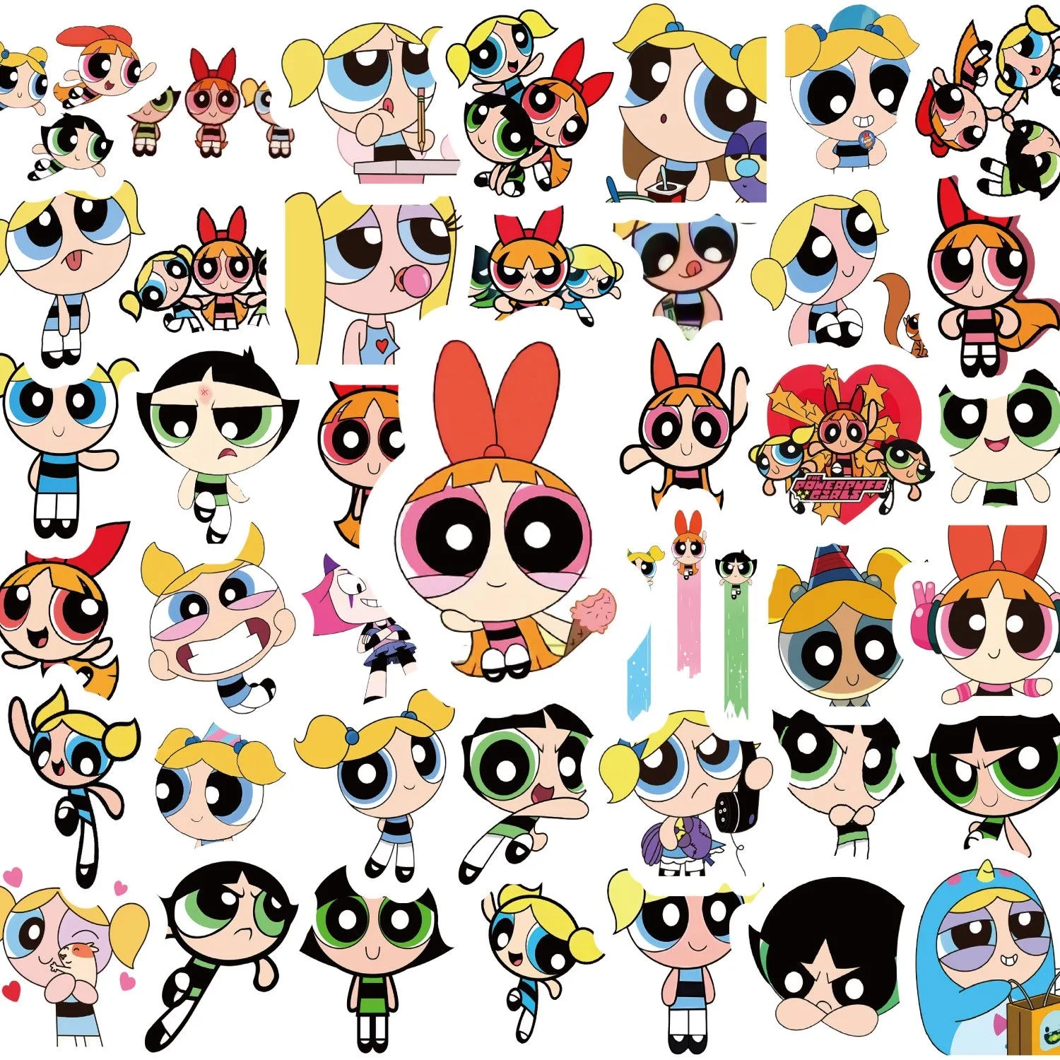 100 Buah Stiker Powerpuff Girl - Phone Cases Kids ulasan dan harga