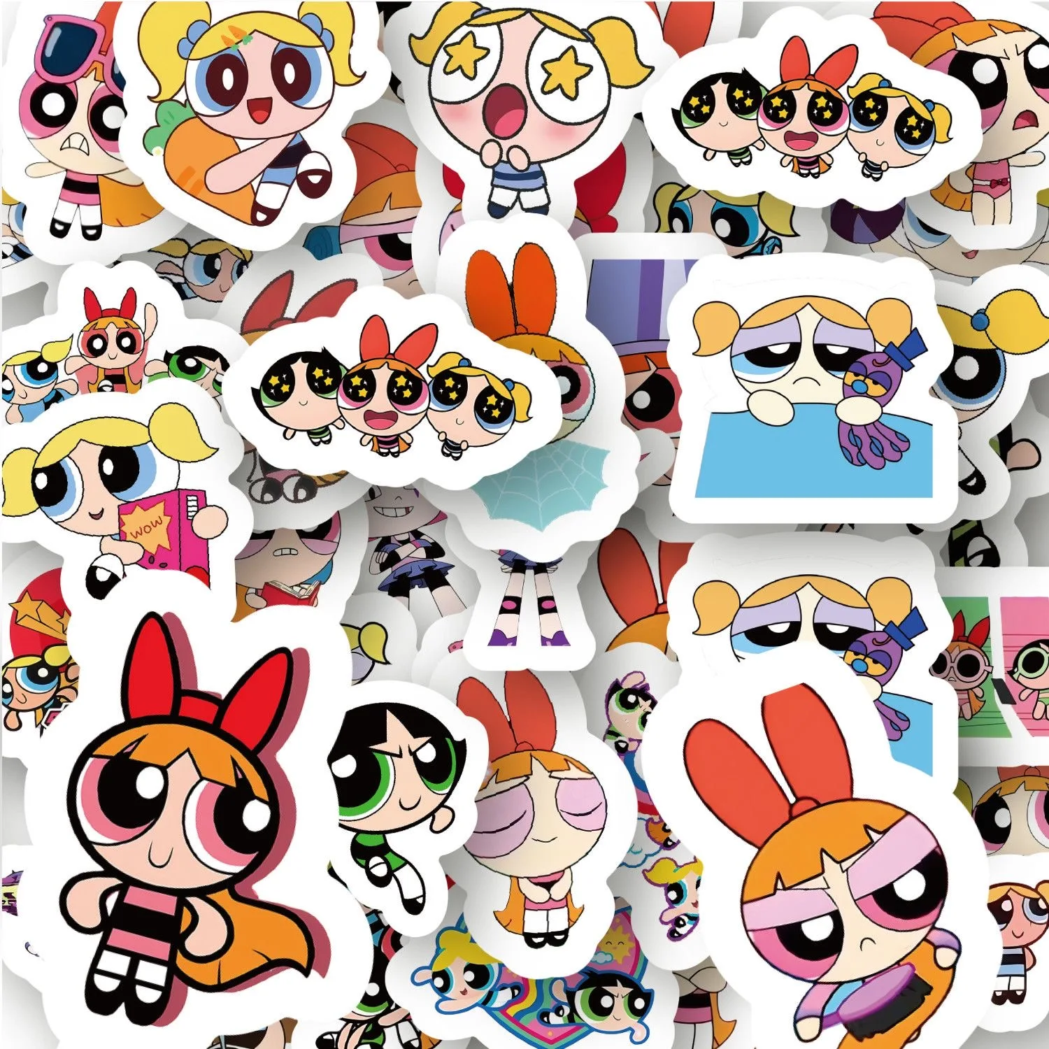100 Buah Stiker Powerpuff Girl - Phone Cases Kids ulasan dan harga
