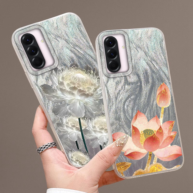 Casing Teratai Emas untuk Sams - Phone Cases For Samsung A14 ulasan dan harga