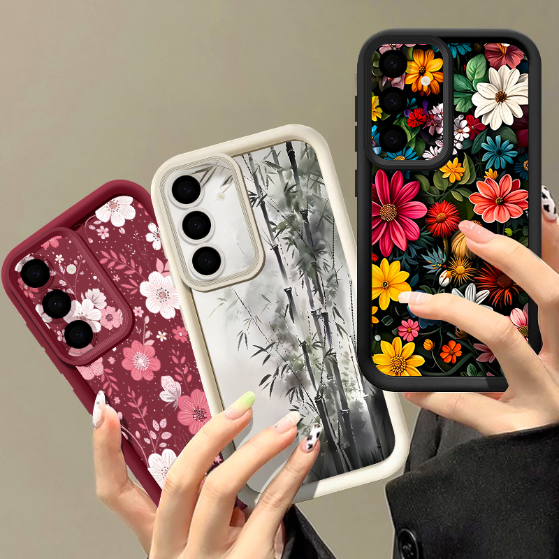 Casing Pola Bunga Warna-warni  - Phone Cases For Samsung A14 ulasan dan harga