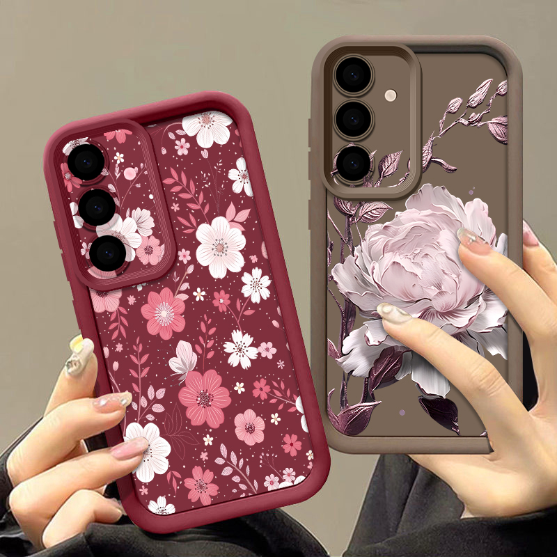 Casing Pola Bunga Warna-warni  - Phone Cases For Samsung A14 ulasan dan harga