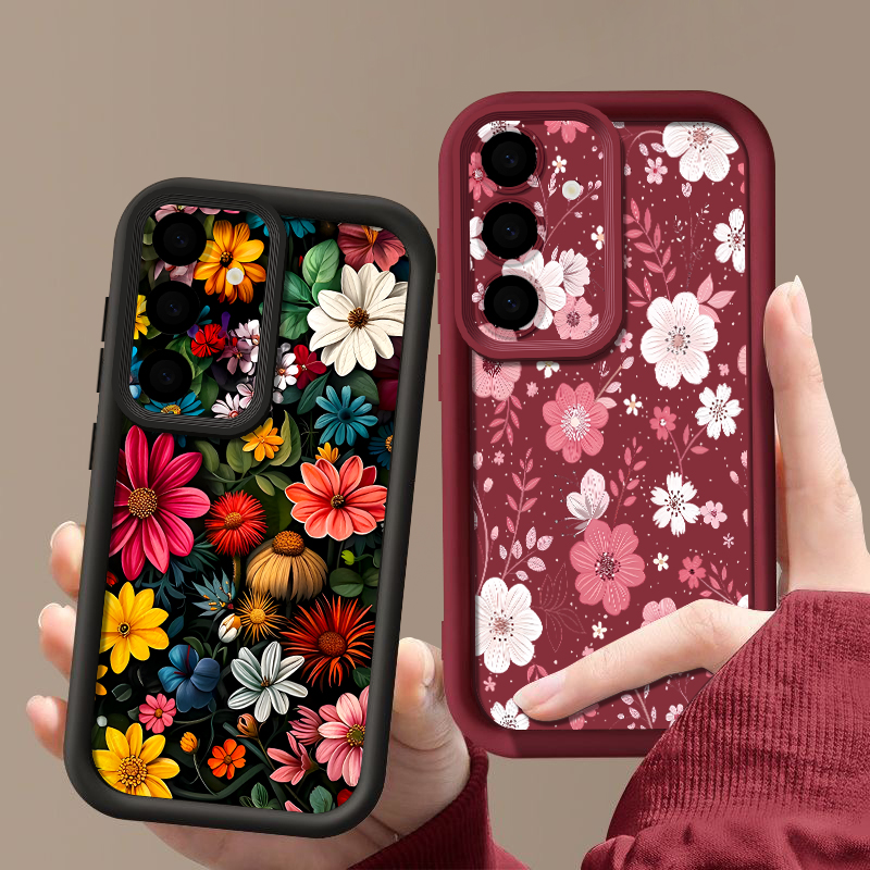 Casing Pola Bunga Warna-warni  - Phone Cases For Samsung A14 ulasan dan harga