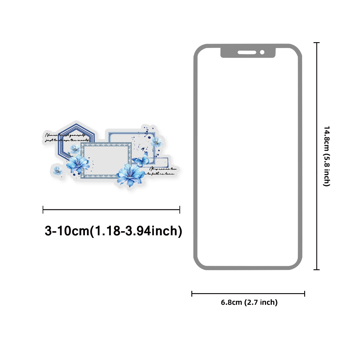 10 Buah Stiker Gadis Bunga Bir - Phone Cases Kids ulasan dan harga