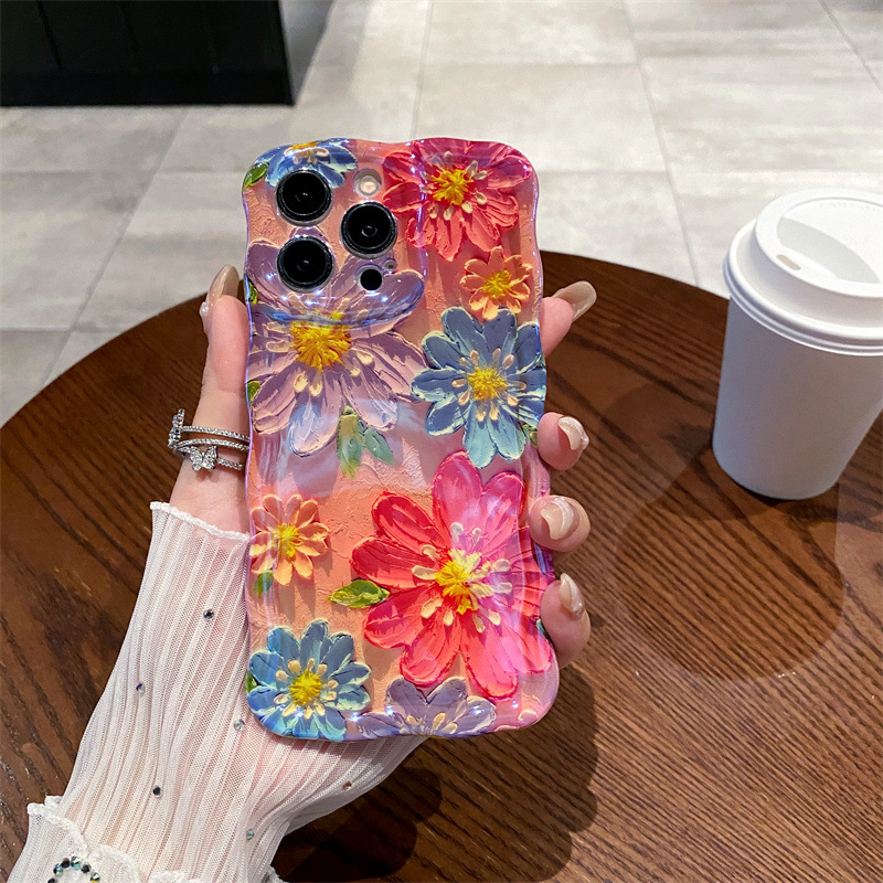 Casing HP Silikon Bergelombang - Phone Cases Drawing ulasan dan harga