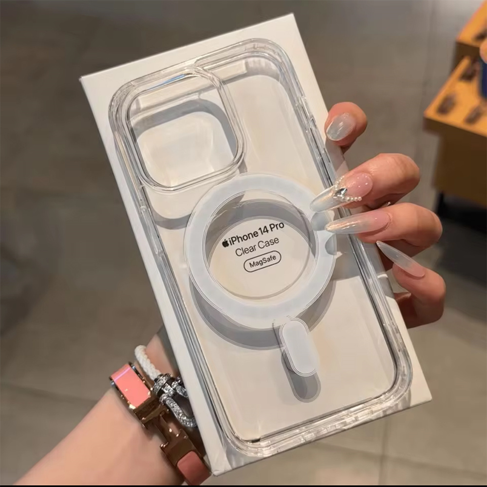 Casing Ponsel Pengisian Daya N - Clear Magsafe Case ulasan dan harga
